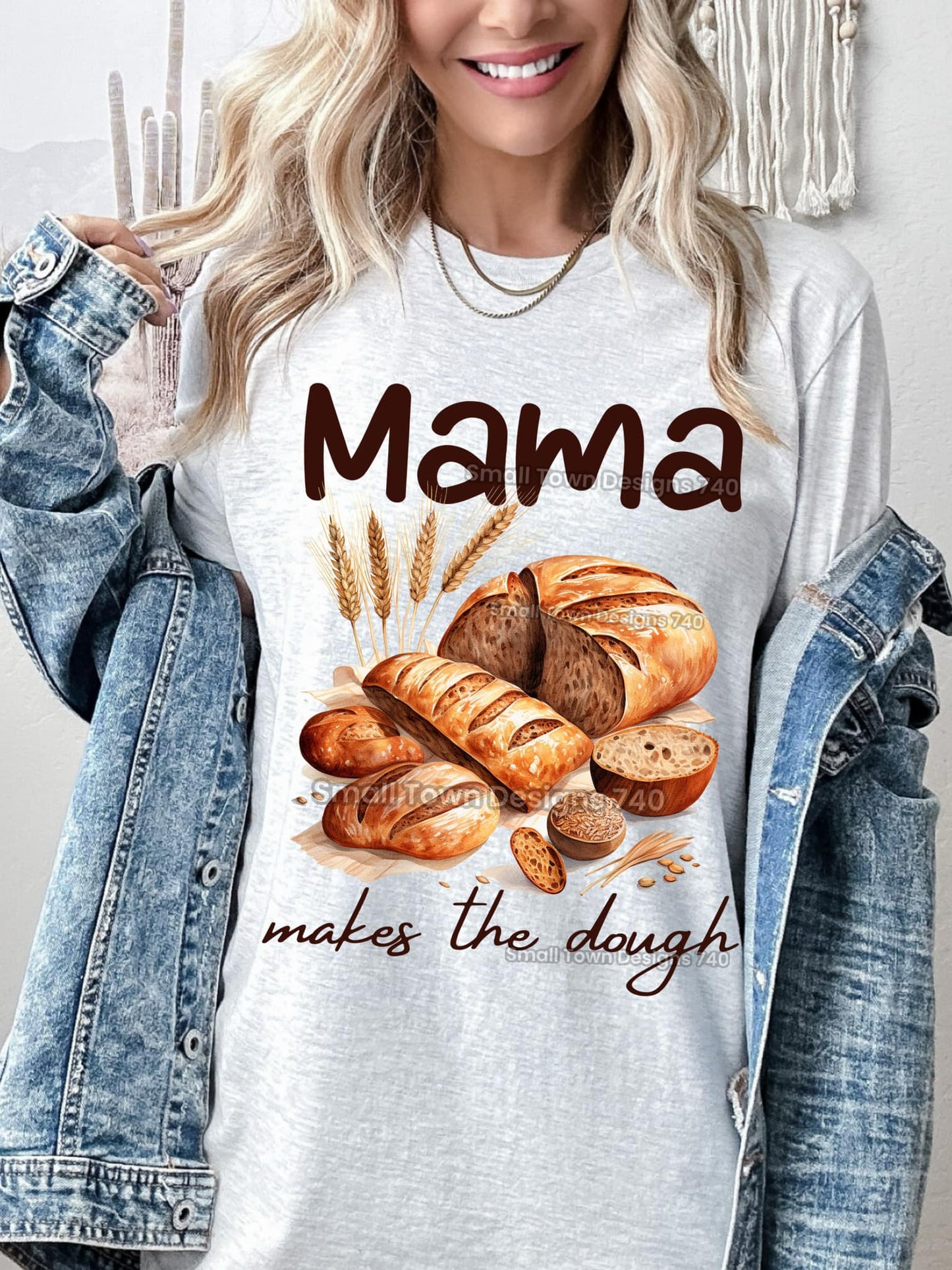 Mama makes the dough